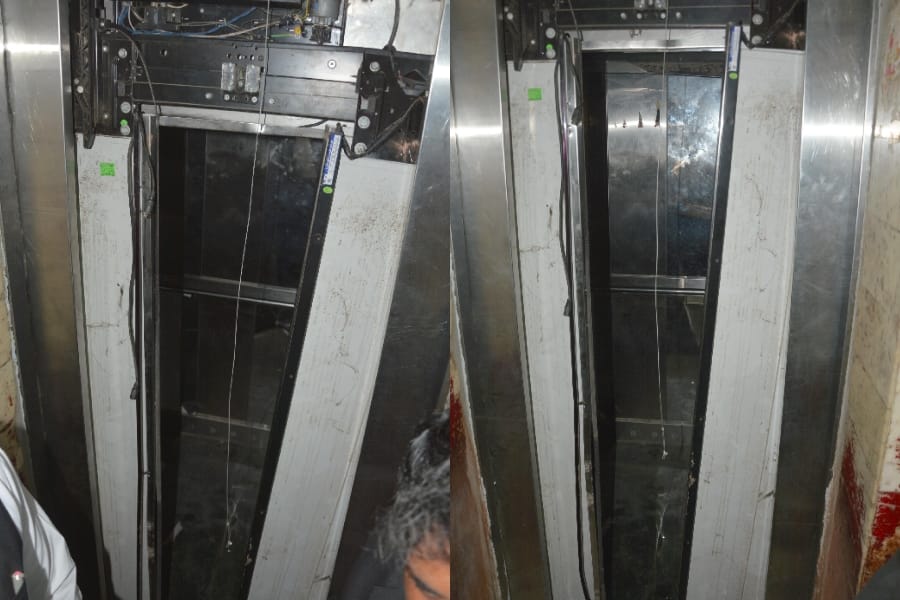 lift fall from fourth floor
