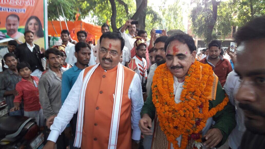 Mahendra Nath Pandey reached Lucknow after becoming the up bjp president