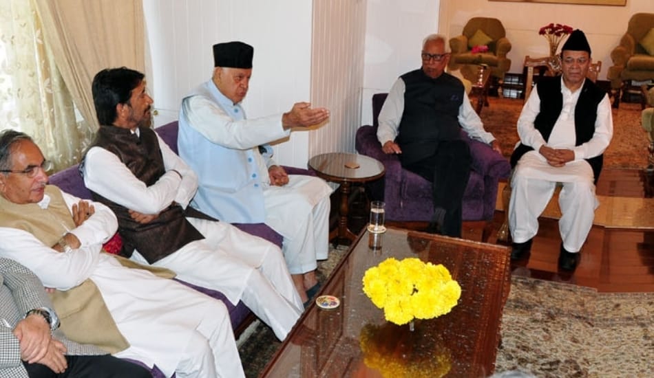 faruk abdullah speaks about article 35A to governor of jammu and kashmir
