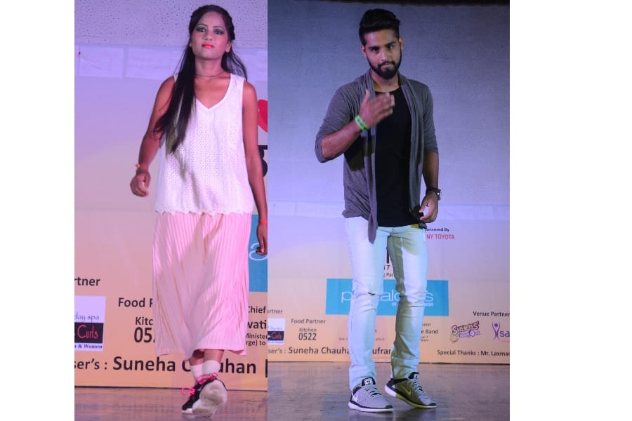 fashion show by divyang and acid victims in Lucknow.