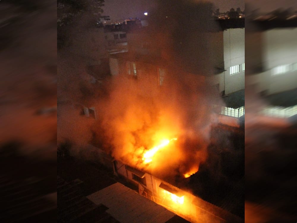 photo of fire in khukri factory dehradun