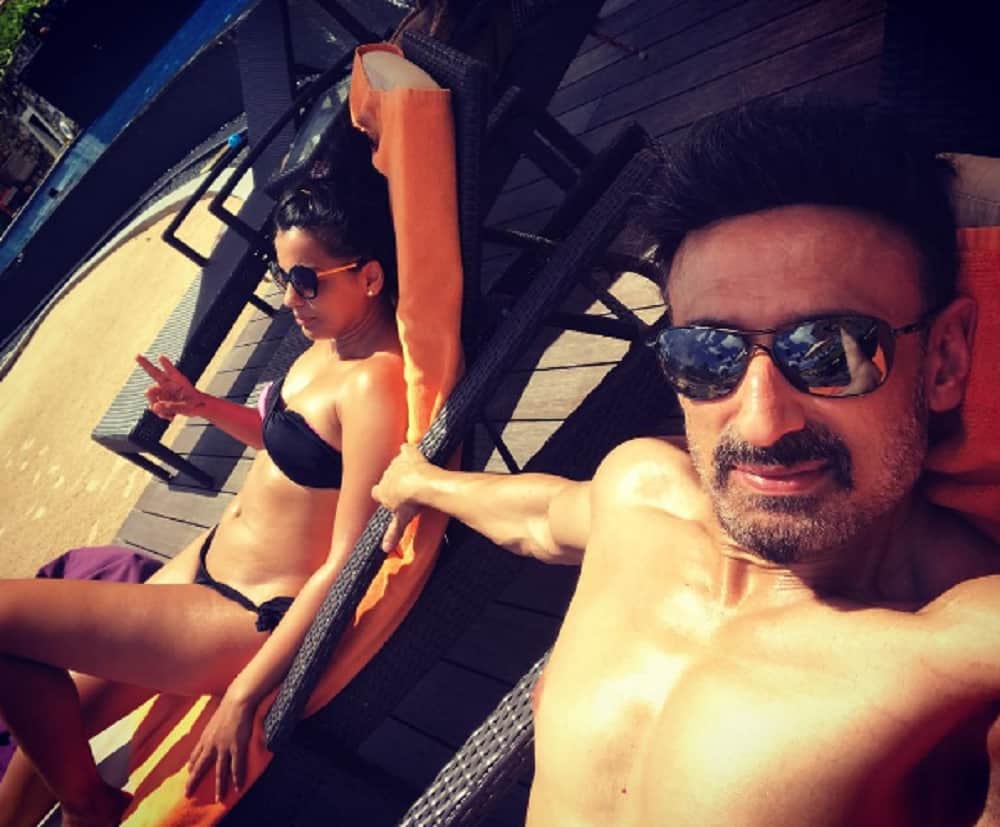Mugdha Godse and Rahul Dev are holidaying in Sri Lanka 