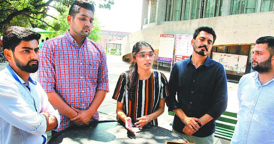 amar ujala group discussion on punjab university student council election 