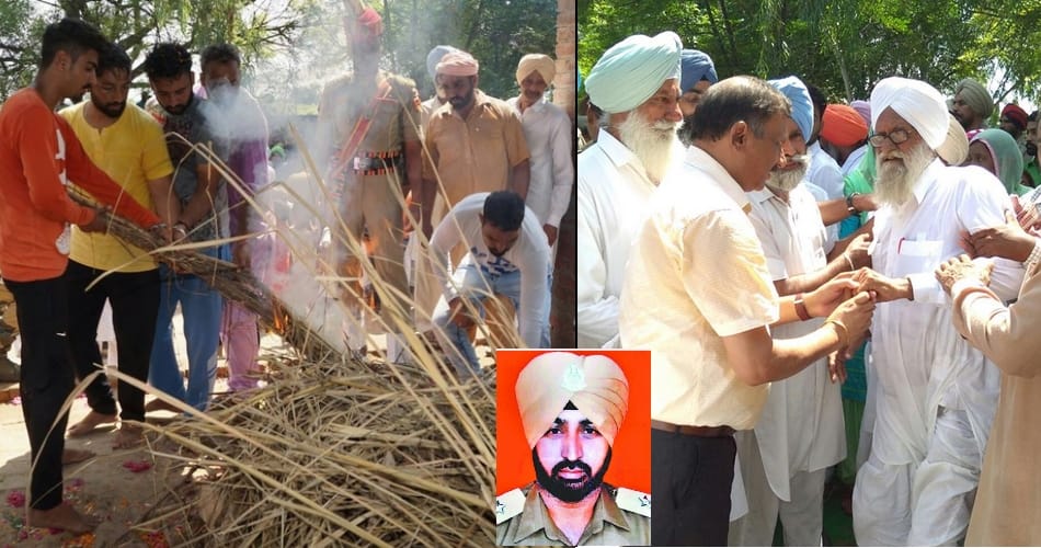 indian army soldier kamaljeet singh killed in ceasefire violation, funeral at village