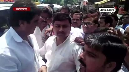 congress workers got angry with rajbabbar 