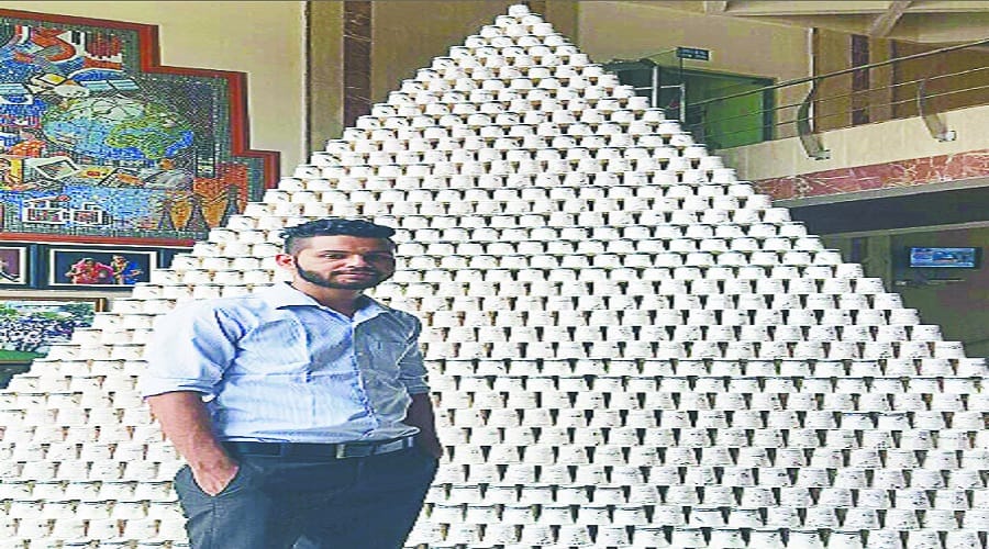 Name of the student of Saharanpur recorded in the Guinness Book of World Records