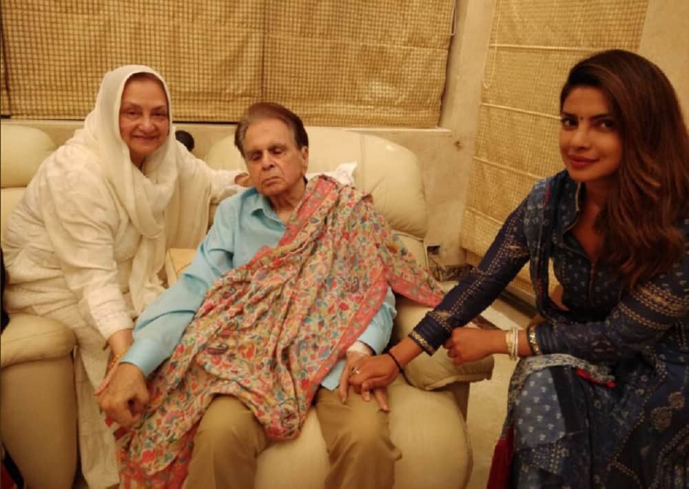 dilip kumar health update he Hospitalised Due To Chest Infection