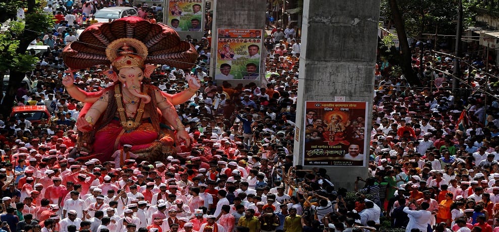 See in images Ganesh chaturthi celebration in india 