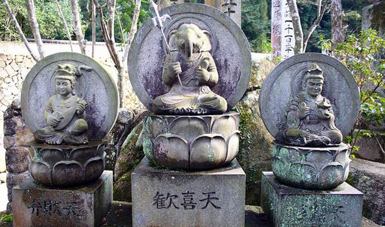 Lord Ganesha is worshiped outside India, including japan, Thailand and Tibet
