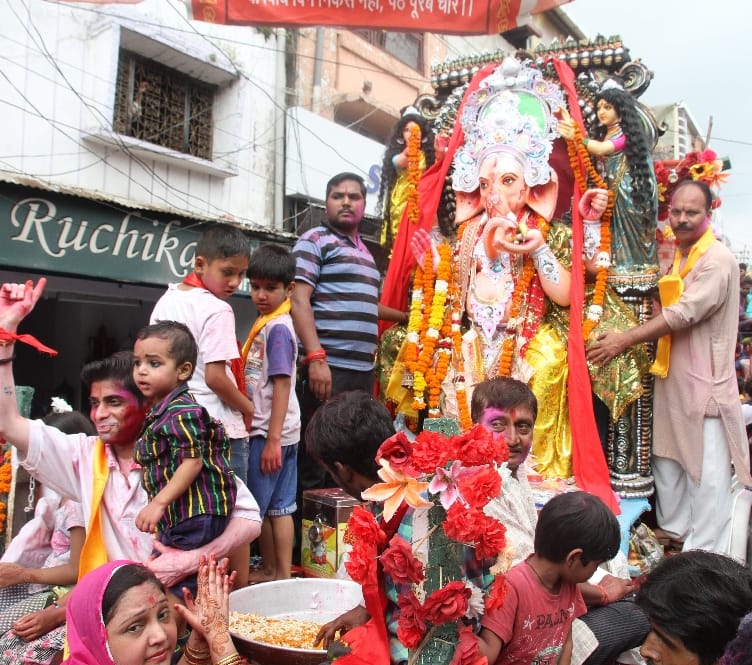 Ganesh visarjan 2017 celebration in dehradun