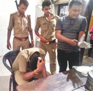 lady died in bank, ruckus