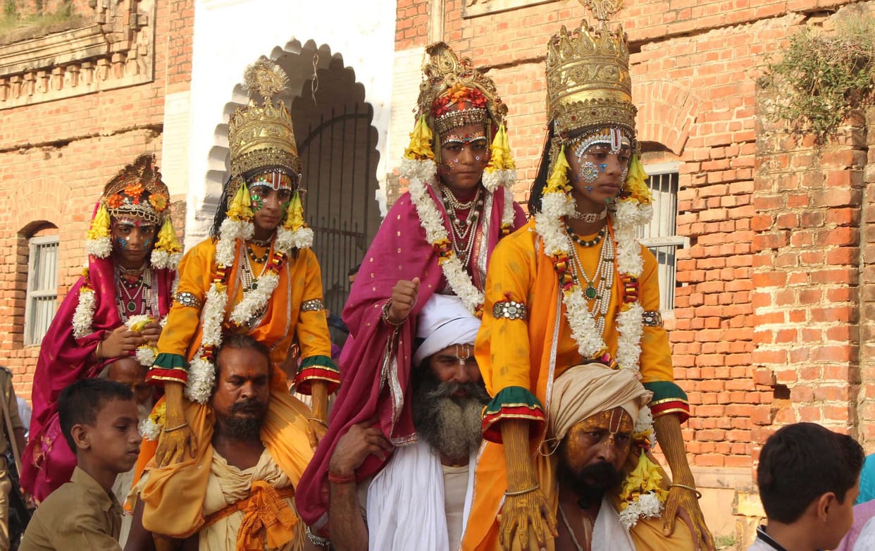 world famous ram leela start in varanasi