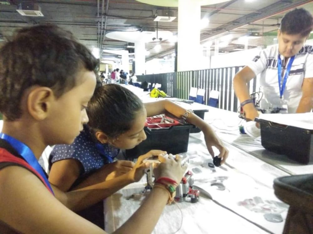 kids can make robot in nainital