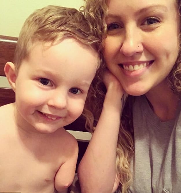  Camden born without hands or legs calms his baby brother crying by giving him a pacifier
