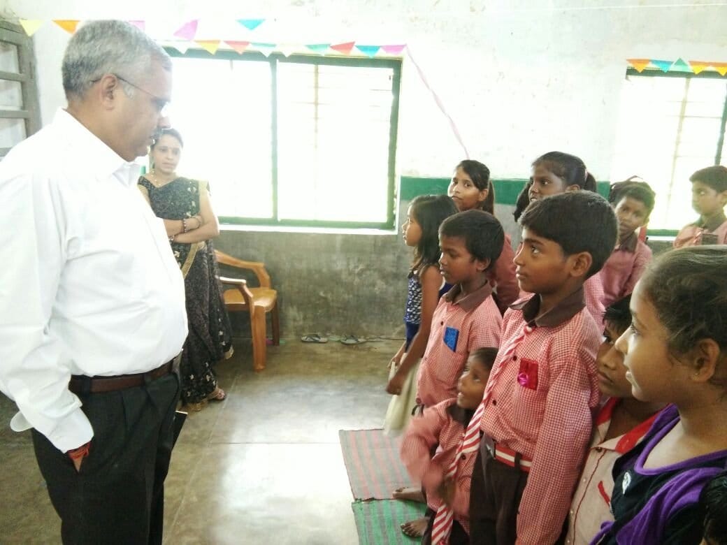 varanasi DM reach his adopted school