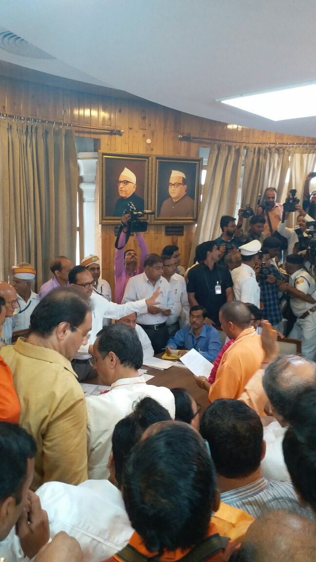Cm yogi will file the nomination for vidhan Parishad sub election