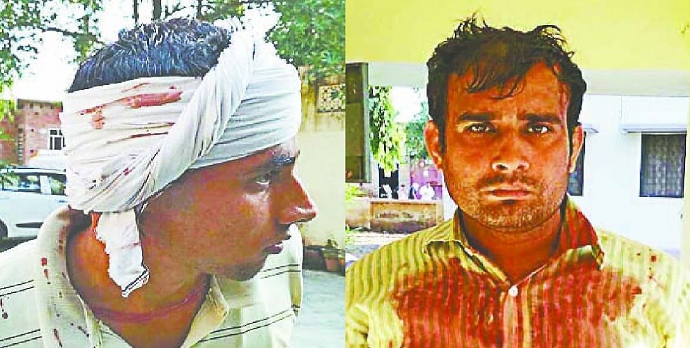 Ganesh Visaran Shobhayatra attacked pilgrims with brick and iron rod