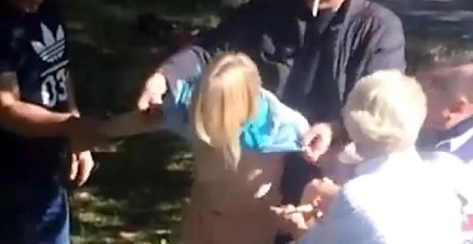 women naked middle of a busy street in russia due to high on synthetic drug spice