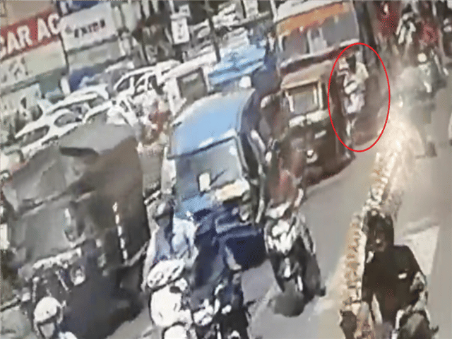 Miracle save youth who fell under running bus in dehradun