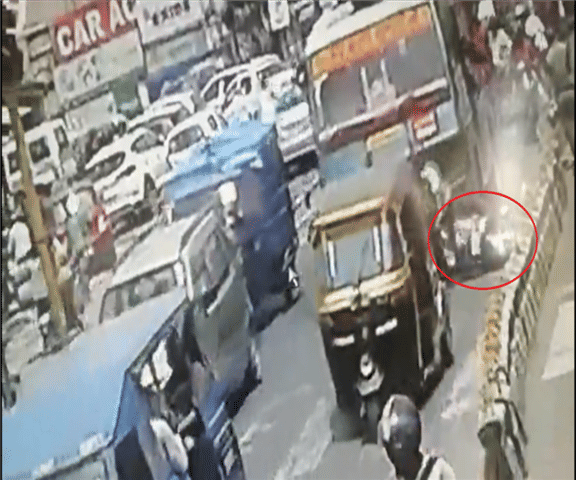 Miracle save youth who fell under running bus in dehradun