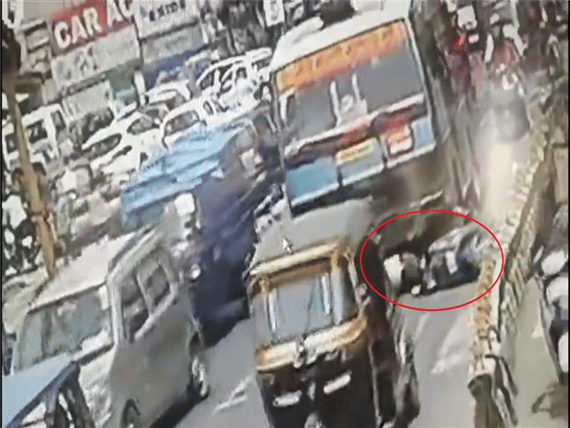 Miracle save youth who fell under running bus in dehradun