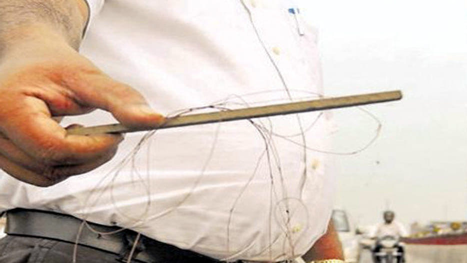 bike rider neck cut off from china manjha