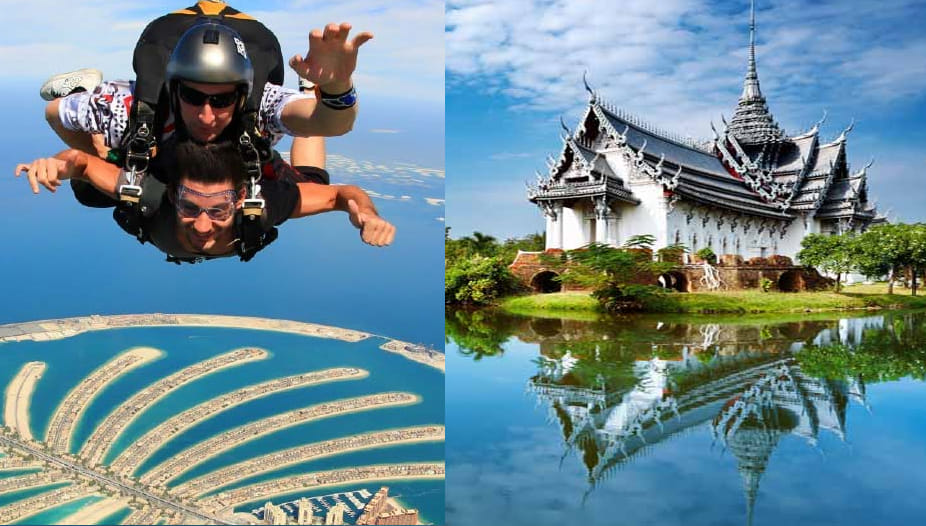 IRCTC tour package for Thailand and Dubai