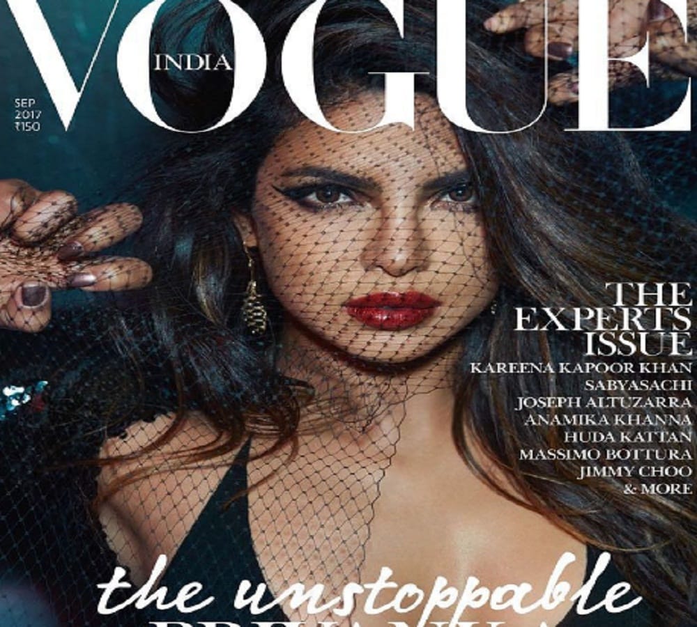 Priyanka Chopra photo shoot for Vogue magazine 