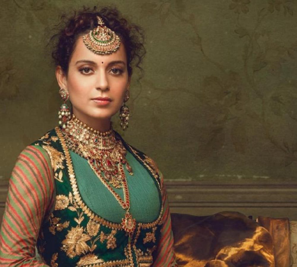Bollywood actress Kangana Ranaut photo shoot for Harper Bazaar Bride magazine