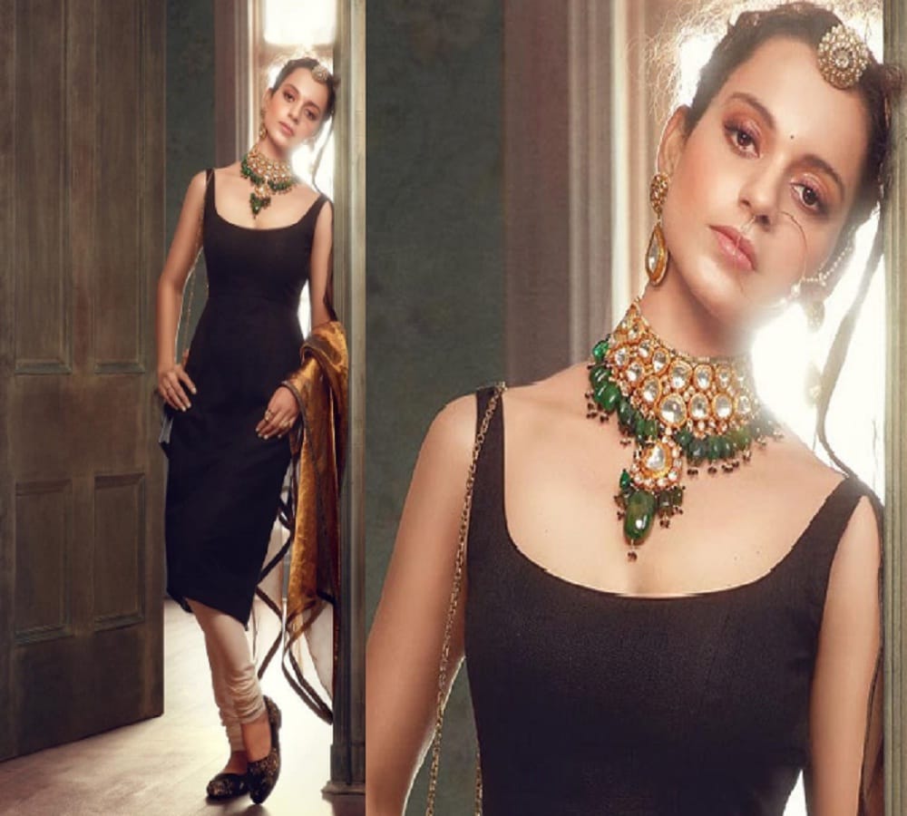 Bollywood actress Kangana Ranaut photo shoot for Harper Bazaar Bride magazine