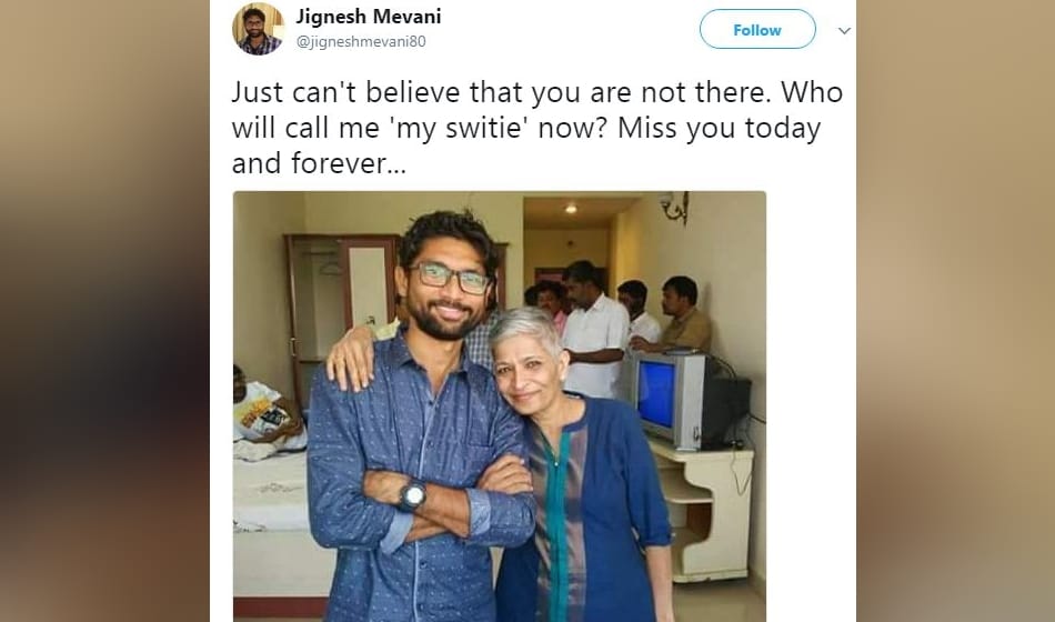 gauri lankesh 4 adopted children including kanhaiya kumar mourn her cowardly murder
