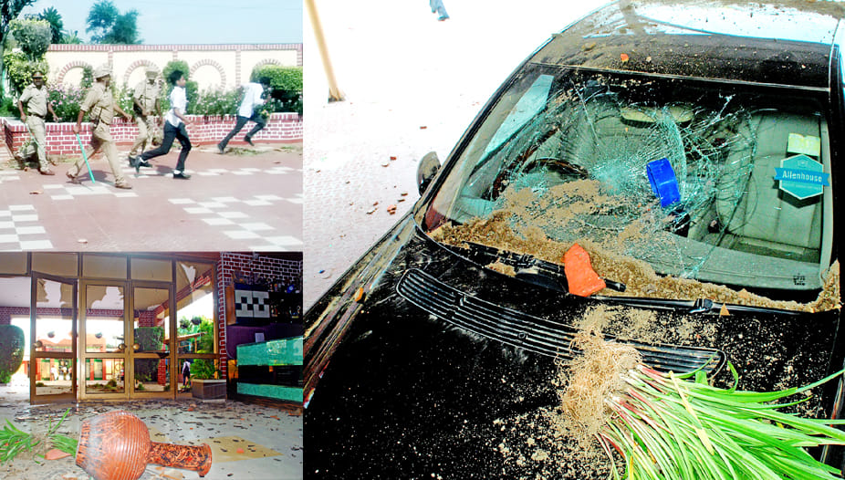 Heavy organisms on death of student