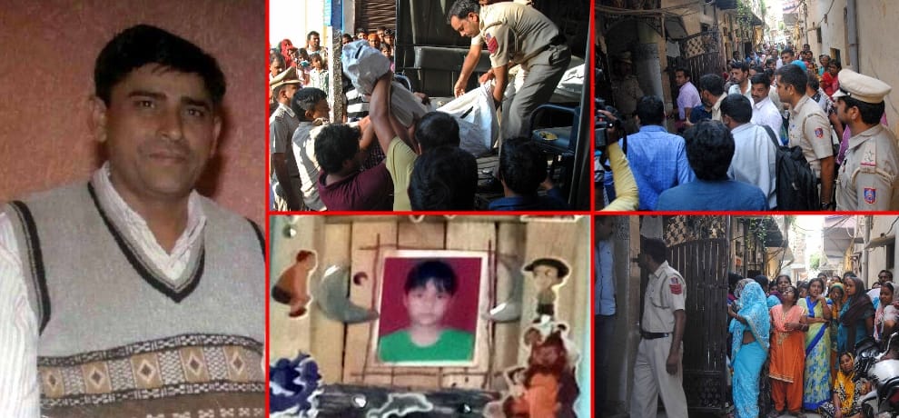 man killed wife and 12 year old son then commits sucide in nihal vihar delhi