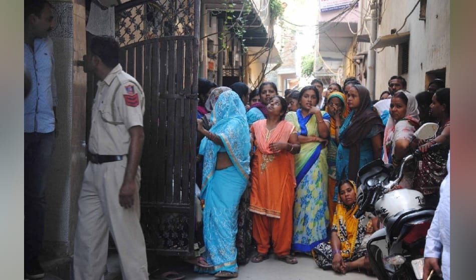 man killed wife and 12 year old son then commits sucide in nihal vihar delhi
