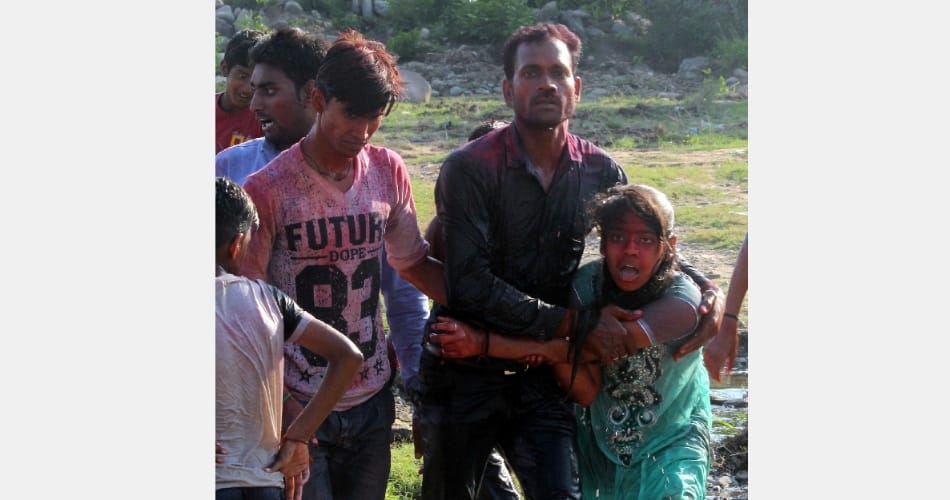 drowning incident happened during ganpati visarjan 