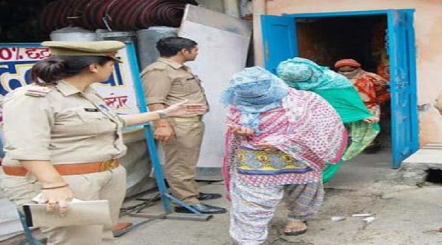 Police raid in Red Light area, where are the three girls found