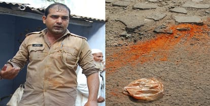 The accused escaped with pepper in his eyes