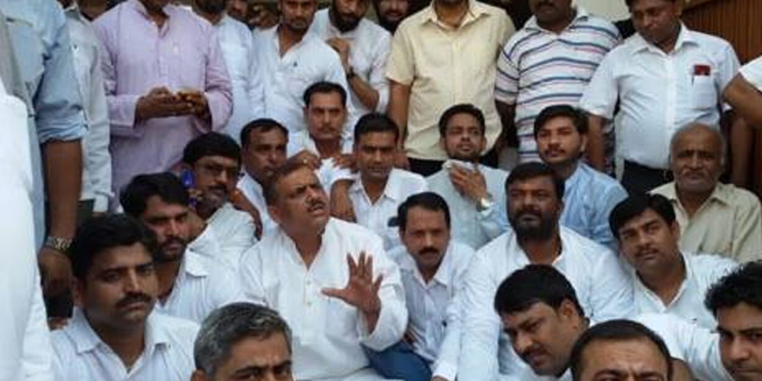 samajwadi protest against Chief Minister Yogi Adityanath at Kanpur 