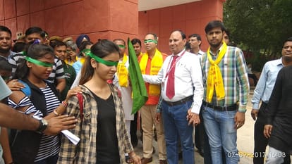 Blind walk in Jaipur