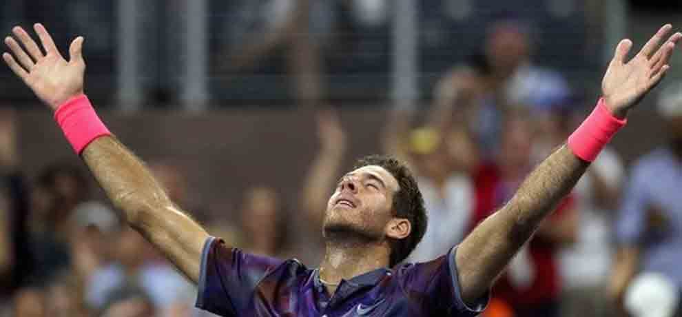 roger federer out of us open after suffering defeat from del potro