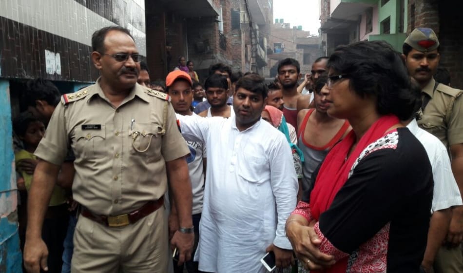 plastic factory catches fire at mid night in ghaziabad, it is doused in morning see photos