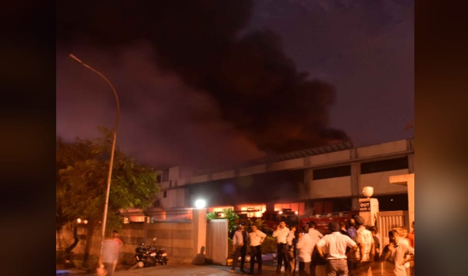 haldiram factory catches fire after big explosion there, no casualities