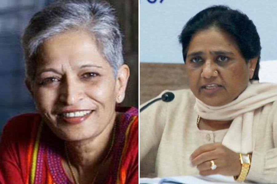 mayawati statement on murder of journalist gauri lankesh