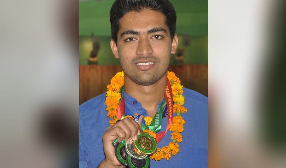 pawan yadav made state record in shooting