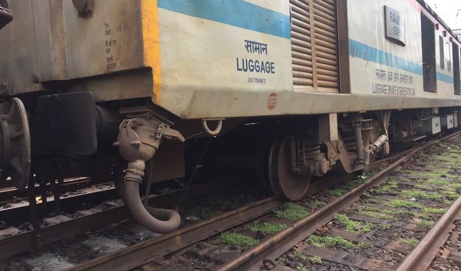 Engine and Power car of Ranchi Rajdhani Express derail on Delhi's Shivaji Bridge.