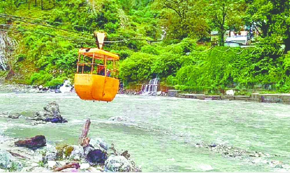 villager rescue after trapped in trolly