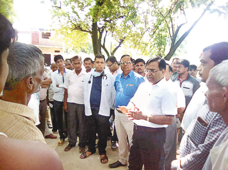DM with healthcare reached DALAPURWA