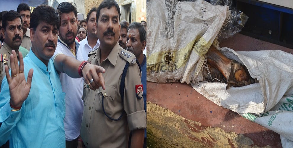 On throwing meat out of BJP leader house, heated communal atmosphere