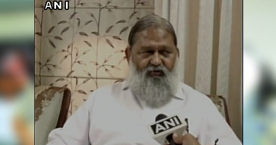 haryana bjp minister anil vij statement on donation to dera sacha sauda