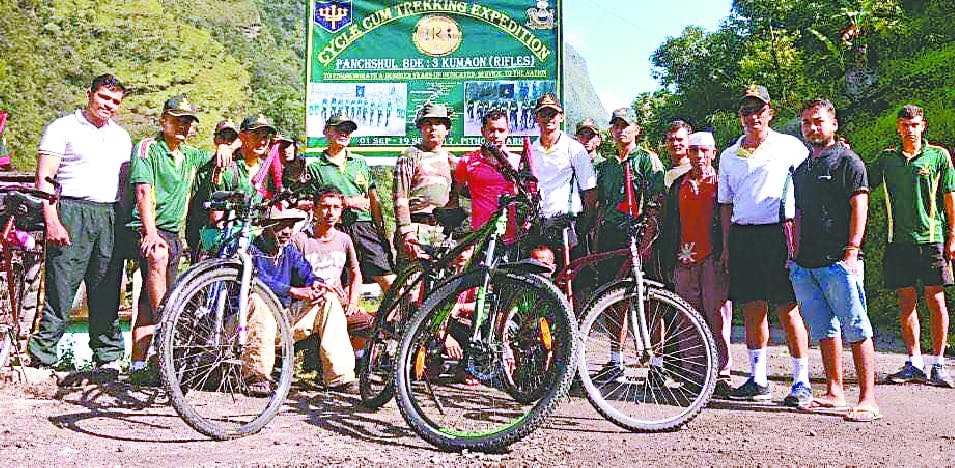 Army Cycle Expedition Team Munasariya Reaches
